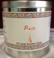 Extra Large Incense Cones - ROSE